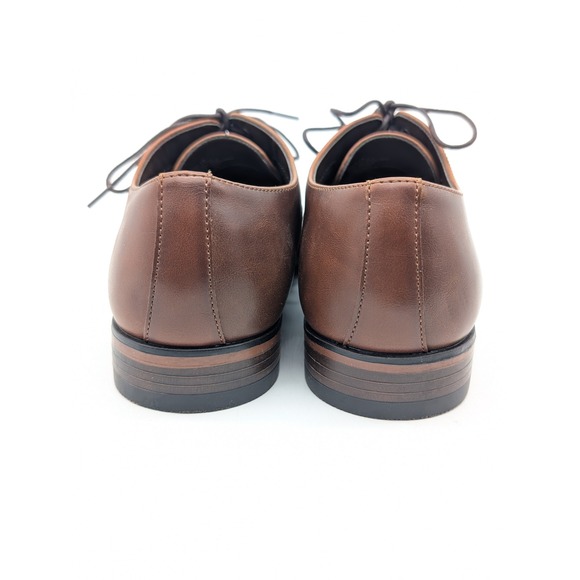 Parker Sky Mens Brown Cap Toe Oxford Dress Shoes Style KOPMAN Size 9 M - Picture 5 of 11